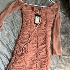 pink mini fashion nova dress